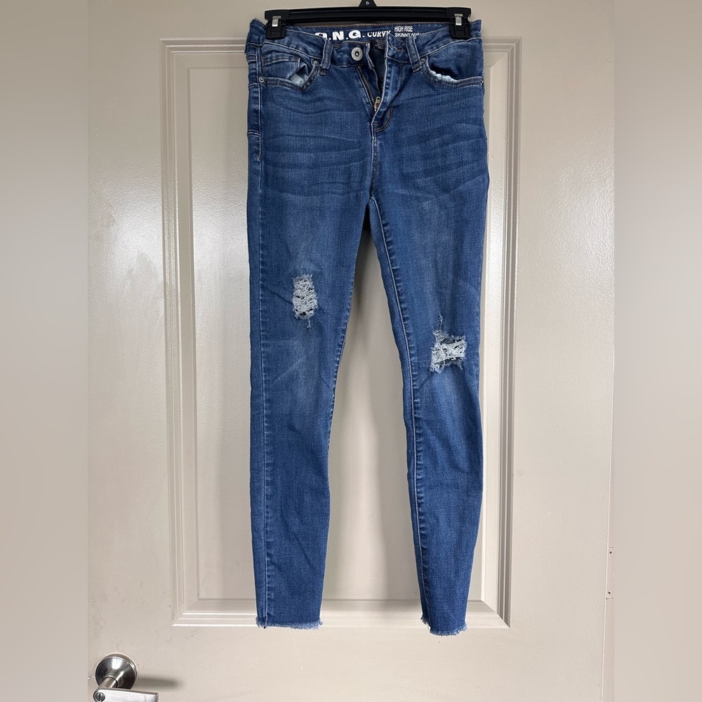 SONG curvy high rise skinny ankle